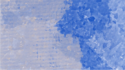 Blue watercolor background for your design, watercolor background concept, vector.
