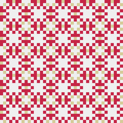 Abstract Cross Pattern generative computational art illustration
