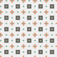 Abstract Cross Pattern generative computational art illustration