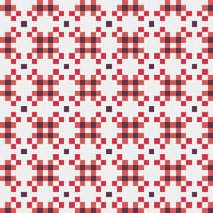 Fototapeta premium Abstract Cross Pattern generative computational art illustration