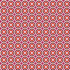 Abstract Cross Pattern generative computational art illustration