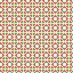 Fototapeta premium Abstract Cross Pattern generative computational art illustration