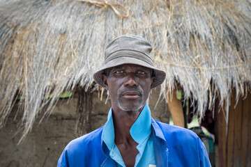 African elderly man