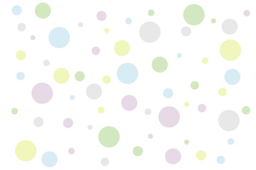 Bunte farbige Kreise auf weißem Hintergrund