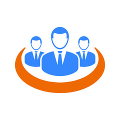 Contacts, communication, group, network, team icon. Simple vector sketch.