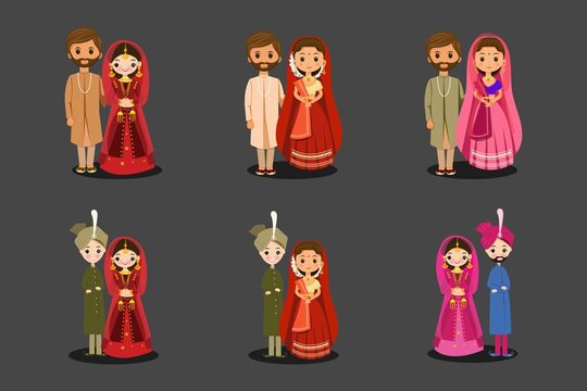 Indian Wedding Cartoon Images – Browse 2,469 Stock Photos, Vectors, and  Video | Adobe Stock
