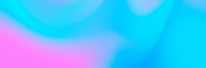 Abstract pastel holographic blurred grainy gradient banner background texture. Colorful digital grain soft noise effect pattern. Lo-fi multicolor vintage retro design.