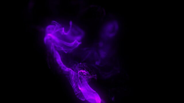 Abstract Particles Fluid Energy Background Video slow motion