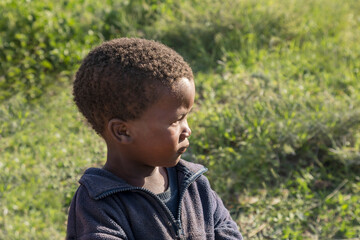 portrait African child