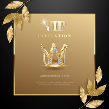 Luxury vip invitations and coupon backgrounds.