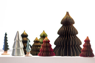 Trendy paper Christmas trees