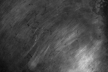 Black metal texture with scratches background
