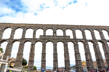 Obraz premium Aqueduct of Segovia - Segovia, Spain