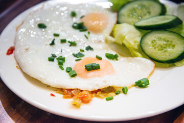 Breakfast with Prepared Egg - prepared egg under the sun