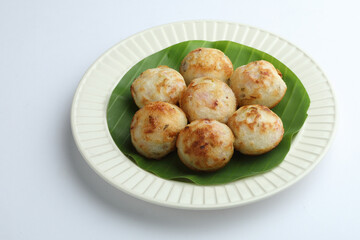 Paniyaram, a Southindian snack made from rice flour and urad dal fermented batter