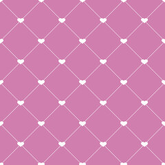 vector pattern heart symbol, diagonal pattern cell