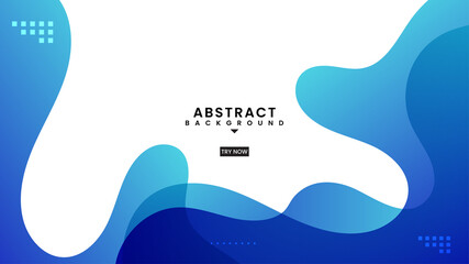 Abstract blue background with flowing organic shapes creating dynamic composition