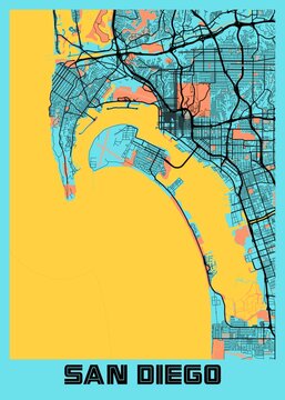 San Diego - United States Gloria City Map