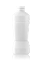 empty plastic milk bottle