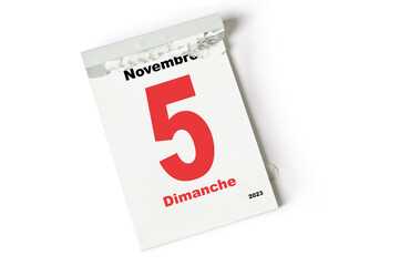 5  Novembre 2023