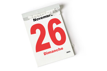  26 Novembre 2023