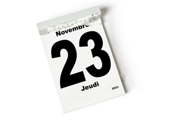 23  Novembre 2023