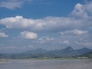 Mekong river, border of Thailand and Laos..