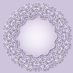 Abstract vector ornamental nature vintage frame.