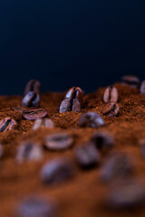 roasted coffee for making drinks