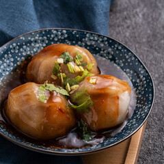 Bawan (Ba wan), Taiwanese meatball delicious street food.