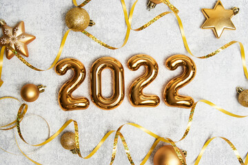 Happy new year and Christmas decoration background