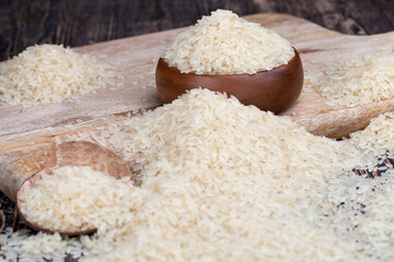uncooked steamed rice for better taste and quality