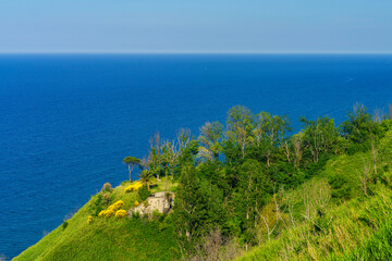 The Adriatico coast between Gabicce and Pesaro