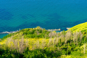 The Adriatico coast between Gabicce and Pesaro