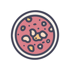 pozole color vector doodle simple icon design