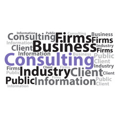 Text cloud. Business wordcloud. Tag concept. Vector illustration.