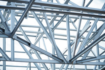 Steel structure structures for building roofs