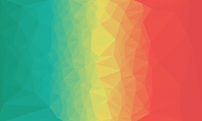 Fototapeta premium vibrant abstract multicolored background with poly pattern