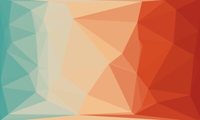 Obraz premium vibrant colorful geometric background with mosaic design