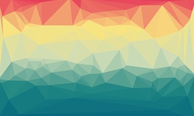 vibrant abstract multicolored background with poly pattern