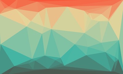 vibrant minimal multicolored polygonal background