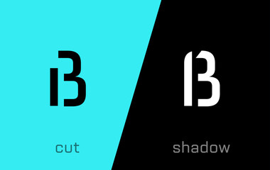 Set of German eszett letter ß minimal logo icon design template elements