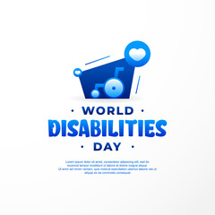 World Disability Day Design Background For Greeting Moment