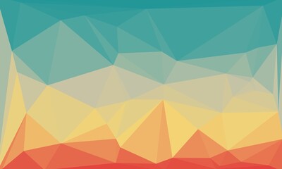 vibrant abstract colorful polygonal background