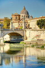 Castel Sant Angelo, Rome, Italy, HDR Image