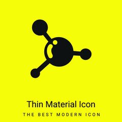 Blood Cell minimal bright yellow material icon