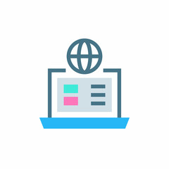 Online Training icon in vector. Logotype