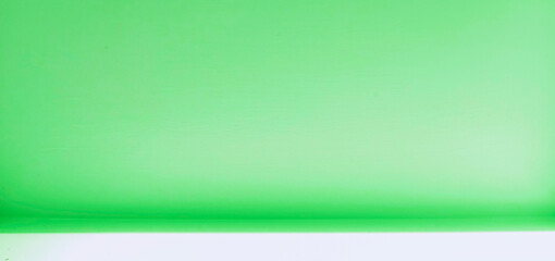 Obraz premium Backdrop of a green background with space