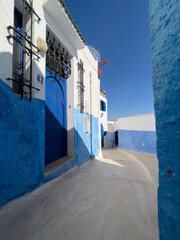 narrow street in island