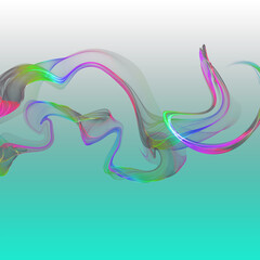 Light painting bright abstract background. Electric background